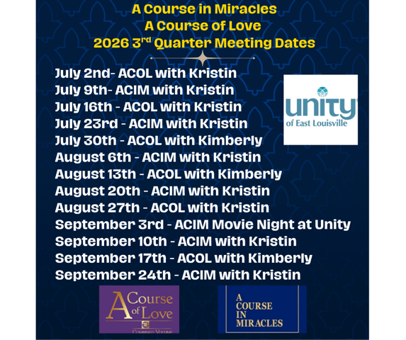 ACIM July - Sept 2026