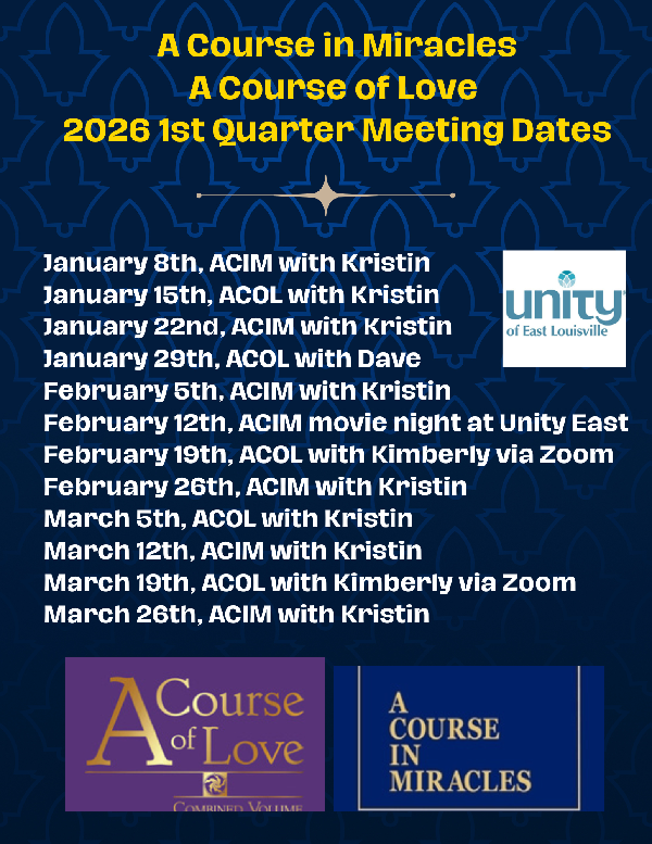 A Course In Miracles 2026 graphic