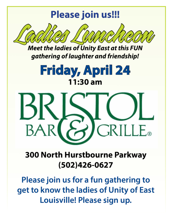 Ladies Lunch April 24