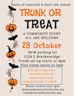 Trunk or Treat | Unity of East Louisville | Louisville Church